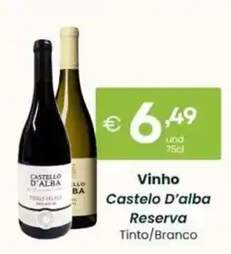 Roque Supermercados Vinho Castelo D'alba Reserva Tinto/Branco promoção