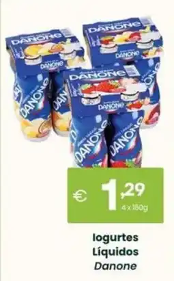 Roque Supermercados logurtes líquidos danone promoção