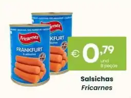 Roque Supermercados Salsichas Fricarnes promoção