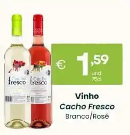 Roque Supermercados Vinho Cacho Fresco Branco/Rosé promoção