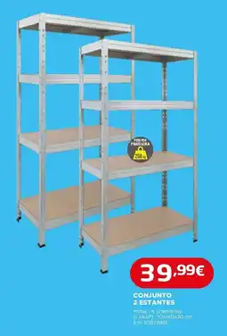 Bricomarché Conjunto 2 estantes promoção