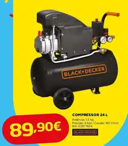 Bricomarché compressor 24 l black+decker promoção