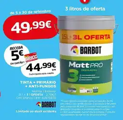 Bricomarché barbot tinta plastica matt pro promoção