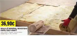 OvarMat Rolo lã mineral revestido papel easy kraft promoção