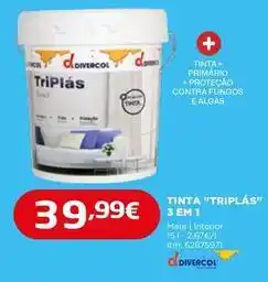 Bricomarché Tinta 3 em 1 promoção