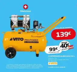 Bricomarché Vito - compresor silencioso promoção