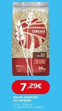 Bricomarché Milho partido ou inteiro promoção