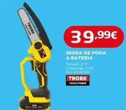 Bricomarché A+ - serra de poda a bateria promoção