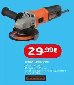 Bricomarché Black & decker - rebarbadora promoção