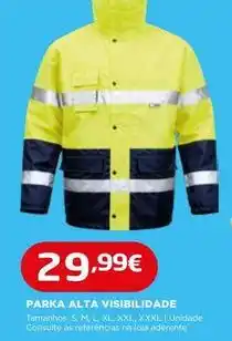 Bricomarché Xxl - parka alta visibilidade promoção