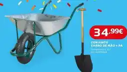 Bricomarché Conjunto carro de mao + pá promoção