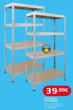 Bricomarché Conjunto 2 estantes promoção