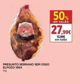 El Corte Inglés Elpozo - presunto serrano sem osso 1954 promoção