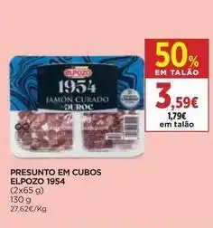 El Corte Inglés El pozo 1954 - presunto em cubos promoção