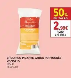 El Corte Inglés Damatta - chouriço picante sabor portugues promoção