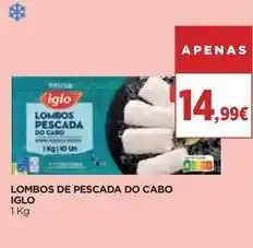 El Corte Inglés Iglo - lombos de pescada do cabo promoção