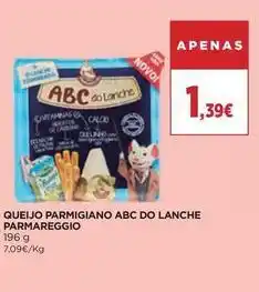 El Corte Inglés Parmareggio - queijo parmigiano abc do lanche promoção