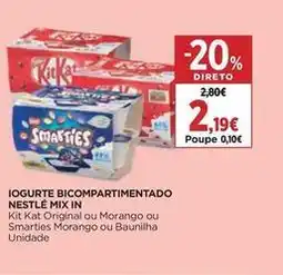 El Corte Inglés Nestlé - iogurte bicompartimentado mix in promoção