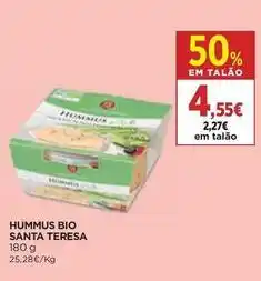 El Corte Inglés Santa teresa - hummus bio promoção