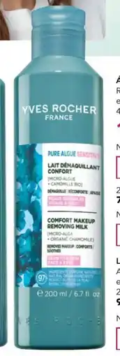 Yves Rocher Leite Desmaquilhante Conforto promoção