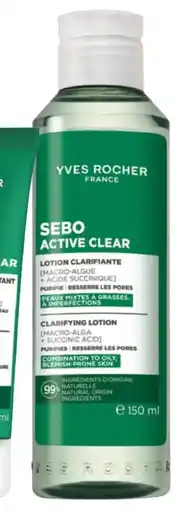 Yves Rocher Loção Clarificante promoção