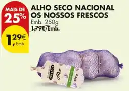Pingo Doce Alho seco nacional os nossos frescos promoção