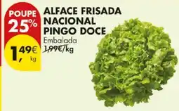 Pingo Doce Alface frisada nacional pingo doce promoção