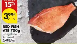Pingo Doce Red fish promoção