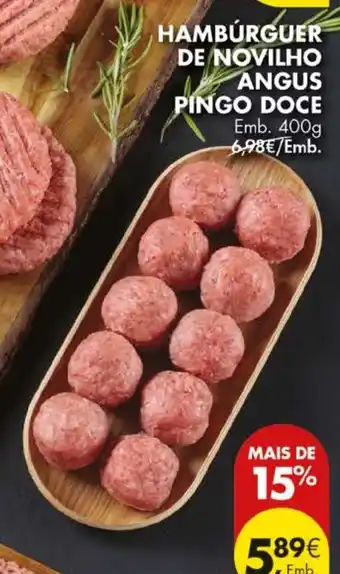 Pingo Doce Hambúrguer de novilho angus pingo doce promoção