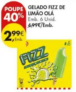 Pingo Doce Gelado Fizz de Limão Olá promoção