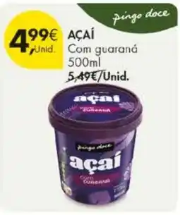 Pingo Doce Açaí pingo doce com guaraná promoção