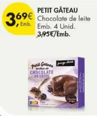 Pingo Doce Petit Gâteau chocolate de leite promoção