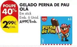 Pingo Doce Gelado perna de pau olá promoção
