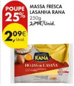 Pingo Doce Massa fresca lasanha rana promoção