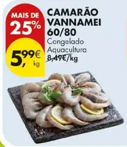 Pingo Doce Camarão vannamei promoção