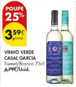 Pingo Doce vinho verde casal garcia promoção