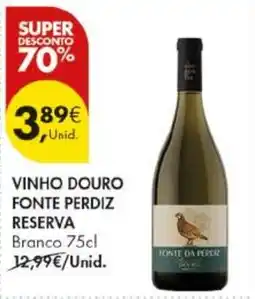 Pingo Doce Vinho douro fonte perdiz reserva branco promoção