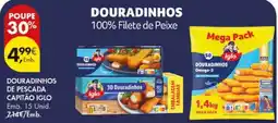 Pingo Doce Douradinhos de Pescada Capitão Iglo promoção