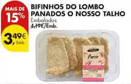 Pingo Doce bifinhos do lombo panados o nosso talho promoção