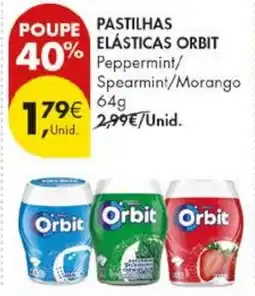 Pingo Doce pastilhas elásticas orbit peppermint/spearmint/morango promoção