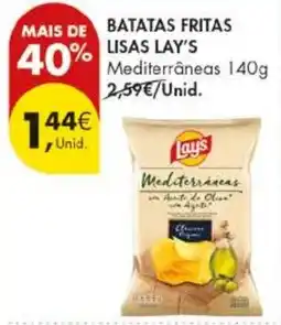 Pingo Doce batatas fritas lisas lay's mediterrâneas promoção