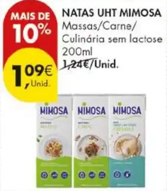Pingo Doce Natas uht mimosa promoção