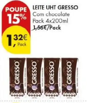 Pingo Doce Leite uht gresso com chocolate promoção