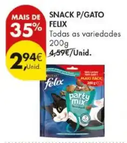 Pingo Doce Snack p/gato felix promoção