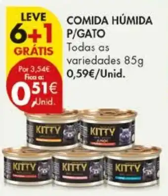 Pingo Doce comida húmida p/gato kitty promoção