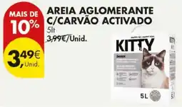 Pingo Doce Areia aglomerante c/carvão activado kitty promoção