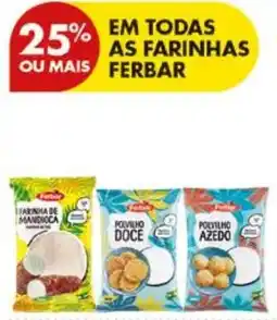 Pingo Doce Farinha de mandioca ferbar promoção