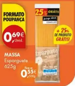 Pingo Doce Massa Esparguete promoção