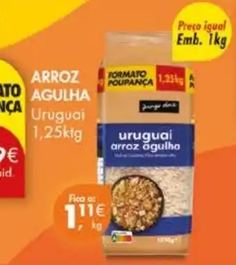 Pingo Doce Uruguai arroz agulha promoção