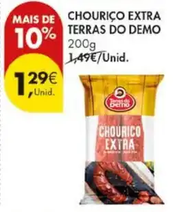 Pingo Doce Chouriço extra terras do demo promoção